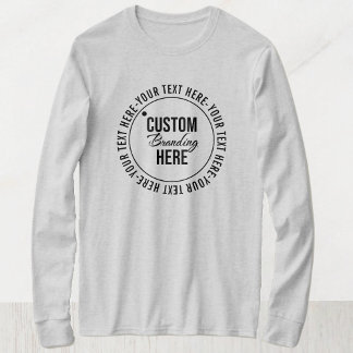 Enkel Logotyp för säljfrämjande Grått T Shirt