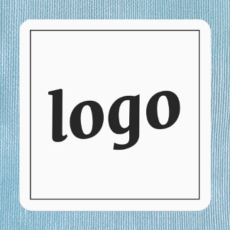 Enkel Logotyp, företagskringning Klistermärke