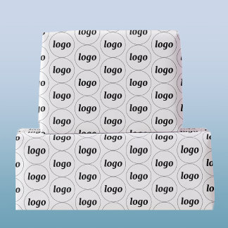Enkel logotyp företagsmönster presentpapper