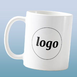 Enkel logotyp företagsvarumärke kampanj kaffemugg