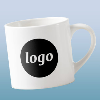 Enkel logotyp företagsvarumärke kampanjmaterial espressomugg