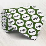 Enkel Logotyp - Grönt för företagsskog Slips<br><div class="desc">Enkel utformning av logotypen för att främja varumärkeslojalitet och främja ditt småföretag. Byt ut logotypen mot din egen och anpassa färg i Verktyg i Design.</div>