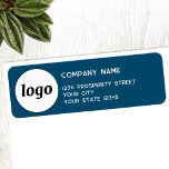 Enkel Logotyp - Grönt för Returadress av företag Returadress Etikett<br><div class="desc">Lägg till din egen logotyp och ditt företag namn och adress till denna enkla,  minimalistiska och professionell returadress frimärke för att representera ditt varumärke.</div>