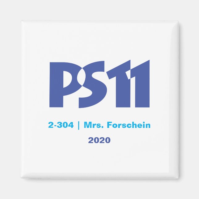 Enkel logotyp magnet (Framsidan)