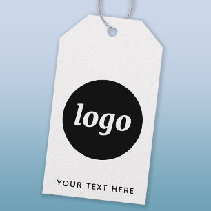 Enkel Logotyp med Märkre för textföretag Presentetikett