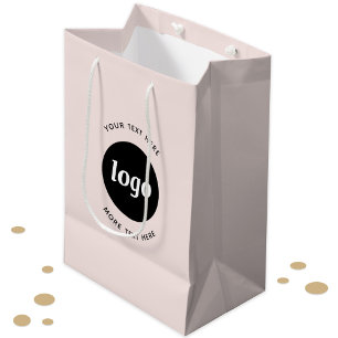 Enkel Logotyp med  Rosa för textföretag
