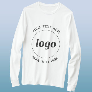 Enkel Logotyp med text - T-skift för företag T Shirt