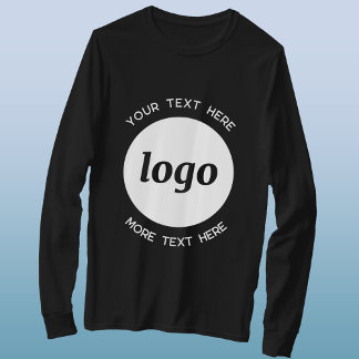 Enkel Logotyp med text - T-skift för företag T Shirt