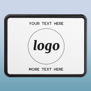 Enkel Logotyp med textföretag Dragkroksskydd