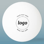 Enkel Logotyp med textföretag Pingisboll<br><div class="desc">Lägg till din egen logotyp och ditt eget textval till den här designen. Ta bort den övre eller nedre texten om du vill. Minimalistisk och professionell. Underbar för varumärkning av anställda eller som kampanjprodukt för dina kunder och kunder.</div>