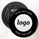 Enkel Logotyp med textreklam för företag Flasköppnare<br><div class="desc">Lägg till din egen logotyp och ditt eget textval till den här marknadsföringsdesignen för affärsvarumärken. Ta bort den övre eller nedre texten om du vill. Minimalistisk och professionell. Underbar för personal,  anställda,  kunder och kunder. Perfekt för lansering av produkter,  företagsevenemang eller handelsprogram.</div>