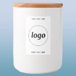 Enkel Logotyp med textreklam för företag Mat Etikett<br><div class="desc">Lägg till din egen logotyp och ditt eget textval till den här designen. Ta bort den övre eller nedre texten om du vill. Minimalistisk och professionell för att förbättra ditt varumärke.</div>