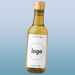 Enkel Logotyp med textreklam för företag Vinetikett<br><div class="desc">Lägg till din egen logotyp och ditt textval till den här designen. Ta bort den övre eller nedre texten om du vill. Minimalistisk och professionell för att förbättra ditt varumärke.</div>