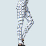 Enkel Logotyp - Mönster Blue Leggings<br><div class="desc">Enkel mönster-design i logotyp för att främja varumärkeslojalitet och främja ditt småföretag. Byt ut logotypen mot din egen och anpassa färg i Verktyg i Design.</div>