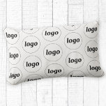 Enkel Logotyp Mönster Business Promotional Lumbarkudde<br><div class="desc">Enkel utformning av minimalistisk logotyp för att främja varumärkeslojalitet och främja ditt småföretag. Byt ut logotypen mot din egen och anpassa färg i Verktyg i Design. Använda dem i ditt företag,  hotell,  kafé,  restaurang,  kontor eller butiksfront,  eller sälja eller ge bort dem till dina kunder och kunder.</div>