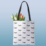 Enkel Logotyp Mönster Business Promotional Tygkasse<br><div class="desc">Enkel mönster-design i logotyp för att främja varumärkeslojalitet och främja ditt småföretag. Byt ut logotypen mot din egen och anpassa färg i Verktyg i Design.</div>