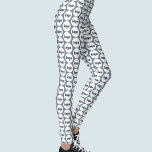 Enkel Logotyp - Mönster Dusty Blue Leggings<br><div class="desc">Enkel mönster-design i logotyp för att främja varumärkeslojalitet och främja ditt småföretag. Byt ut logotypen mot din egen och anpassa färg i Verktyg i Design.</div>