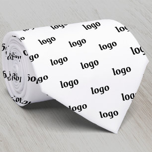 Enkel logotyp mönster företag slips