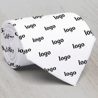 Enkel logotyp mönster företag slips