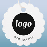 Enkel Logotyp och Prisa Märkre för textföretag Gåvor Etiketter<br><div class="desc">Enkel logotyp och anpassningsbar för ditt företag. Byt ut logotypen och texten mot din egen för anpassning. Ändra bakgrunden färg i designen verktyg så att den matchar ditt varumärke. Tillbaka är tomt för en handskriven pris eller ett meddelande. Underbar för förpackning, häng märkre, prisa märkre och annat. Minimalistisk och professionell...</div>