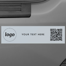 Enkel Logotyp och text, QR-kod - marknadsföring Bildekal
