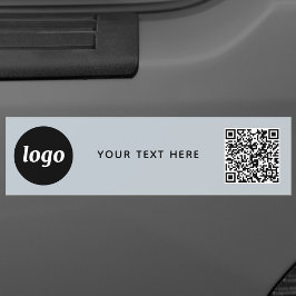 Enkel Logotyp och text, QR-kod - marknadsföring Bildekal
