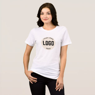 Enkel Logotyp och text - T-skift för företag T Shirt