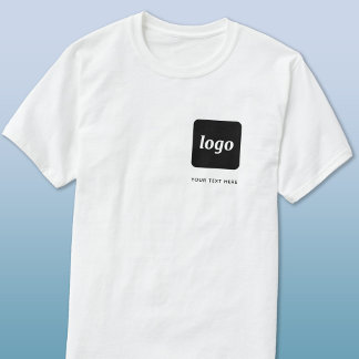 Enkel Logotyp och text - T-skift för företag T Shirt