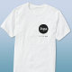 Enkel Logotyp och text - T-skift för företag T Shirt (Simple logo with text promotional business crest t-shirt)