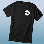 Enkel Logotyp och text - T-skift för företag T Shirt<br><div class="desc">Enkel logotyp och anpassningsbar,  t-shirt. Byt ut logotypen och texten mot din egen för anpassning. Bära dem själva,  ge dem till er personal,  anställda och medarbetare,  sälja dem till kunder och kunder eller ge dem som reklammaterial för att inspirera till kundlojalitet. Underbar för sponsring av team också.</div>