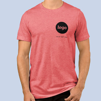 Enkel logotyp och textaffärströja t shirt