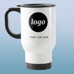 Enkel Logotyp- och textverksamhet Resemugg<br><div class="desc">Enkel logotyp och anpassningsbar för ditt företag. Byt ut logotypen och texten mot din egen för anpassning. Använda dem själva,  ge dem till dina anställda och medarbetare,  sälja dem till kunder och kunder eller ge dem som marknadsföringsmaterial för att inspirera till kundlojalitet.</div>