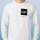 Enkel Logotyp- och textverksamhet T Shirt (Logo crest and custom text business promotional t-shirt)