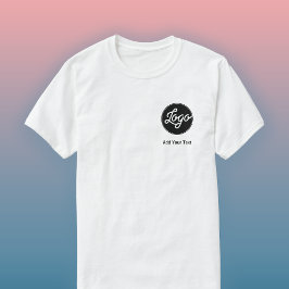 Enkel Logotyp- och textverksamhet T Shirt