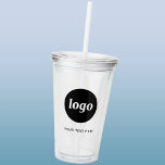 Enkel Logotyp- och textverksamhet Take Away Mugg<br><div class="desc">Enkel logotyp och anpassningsbar för ditt företag. Byt ut logotypen och texten mot din egen för anpassning. Använda dem själva,  ge dem till dina anställda och medarbetare,  sälja dem till kunder och kunder eller ge dem som marknadsföringsmaterial för att inspirera till kundlojalitet.</div>