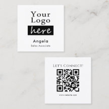 Enkel Logotyp QR-kod AffärsKort