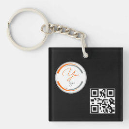 Enkel Logotyp QR-kod Företag Svart