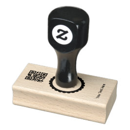 Enkel logotyp 'QR-kod' Text Affärsmarknadsföring Stämpel