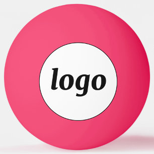 Enkel Logotyp - Rosa för säljfrämjande åtgärder fö Pingisboll