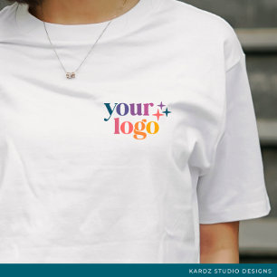 Enkel logotyp T-shirt för anställda