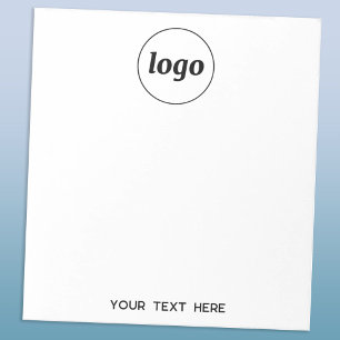 Enkel Logotyp, text - affärsfrämjande Anteckningsblock