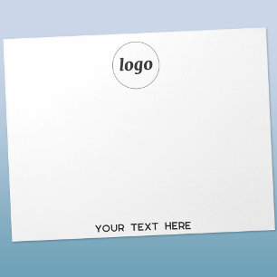 Enkel Logotyp, text - affärsfrämjande Anteckningsblock