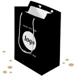 Enkel Logotyp, text, Business Branding Black<br><div class="desc">Lägg till ditt eget varumärke och textval för logotypen till den här designen. Ta bort den övre eller nedre texten om du vill. Minimalistisk och professionell för att främja varumärkeslojalitet. Underbar som presentväska,  produktförpackning,  handelsutställningar eller köp av kundprodukter för butiken.</div>