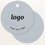 Enkel Logotyp Text Business Powder Blue Pris Märkr Gåvor Etiketter<br><div class="desc">Enkel logotyp och anpassningsbar för ditt företag. Byt ut logotypen och texten mot din egen för anpassning. Tillbaka är tomt för en handskriven pris eller ett meddelande. Underbar för förpackning,  häng märkre,  prisa märkre och annat. Minimalistisk och professionell som återspeglar ditt varumärke.</div>