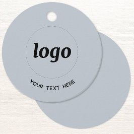 Enkel Logotyp Text Business Powder Blue Pris Märkr Gåvor Etiketter