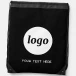 Enkel Logotyp Text Promotional Business Black Gympapåse<br><div class="desc">Lägg till din egen logotyp och ditt eget textval till den här designen. Ta bort texten om du vill. Minimalistisk och professionell. Underbar för en marknadsföringsprodukt för dina kunder och kunder. För andra versioner,  se samlingen.</div>