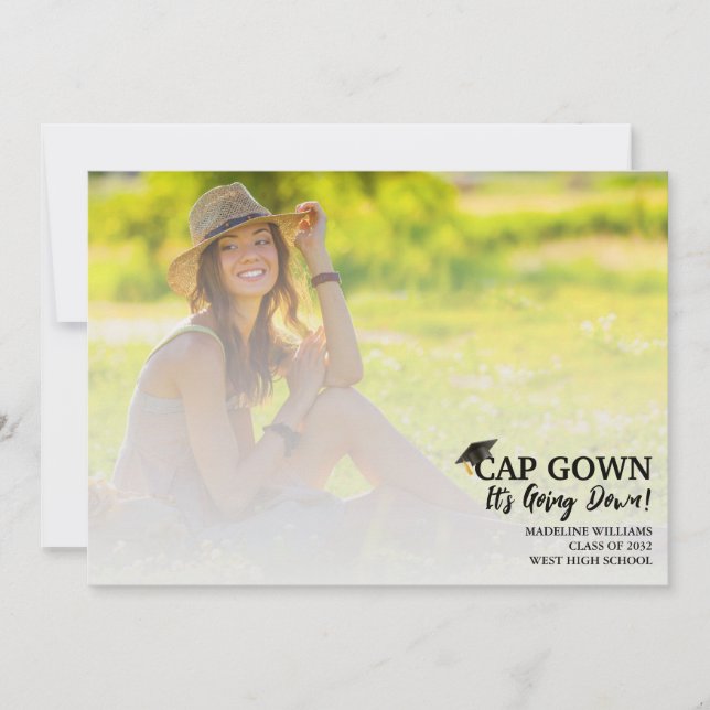 Enkel lucka.. Det går ner i fotoannonsen Inbjudningar (Framsida)