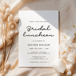 Enkel luncheon för Möhippa Inbjudningar