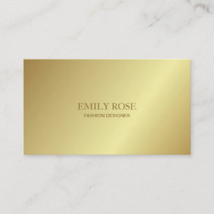 Enkel lyx-Professionell i Guld minimalistisk Visitkort