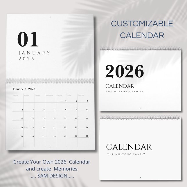 Enkel Lyxdesign Kalender (Skapare uppladdad)